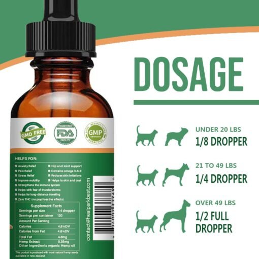 HEALPARK HEMP OIL | PETS - 1500MG - Image 3