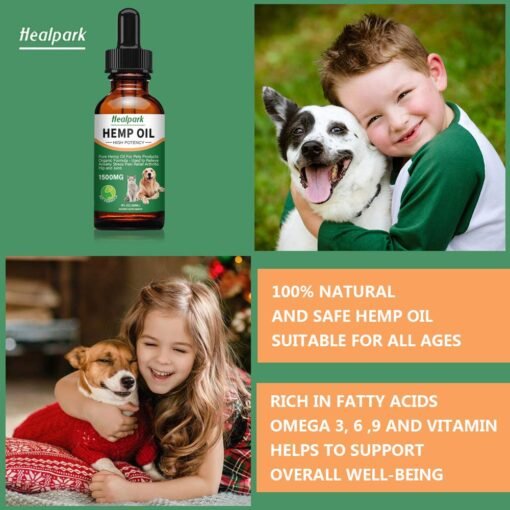 HEALPARK HEMP OIL | PETS - 1500MG - Image 4