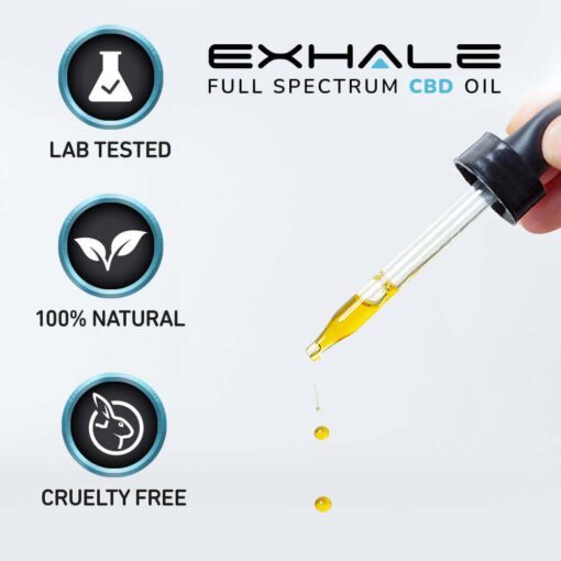 EXHALE FULL SPECTRUM CBD OIL - Image 3