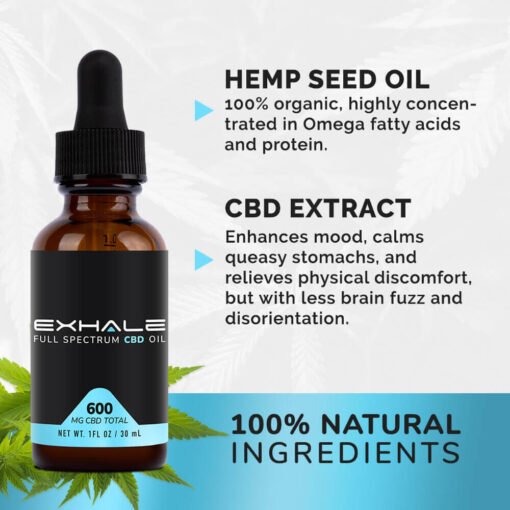EXHALE FULL SPECTRUM CBD OIL