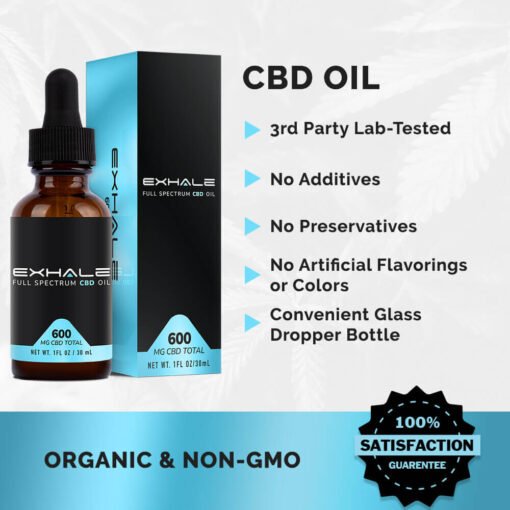 EXHALE FULL SPECTRUM CBD OIL - Image 4