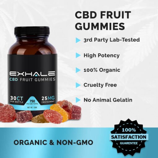 EXHALE CBD GUMMIES - Image 3